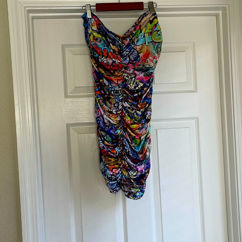 Mini Tube graffiti dress
